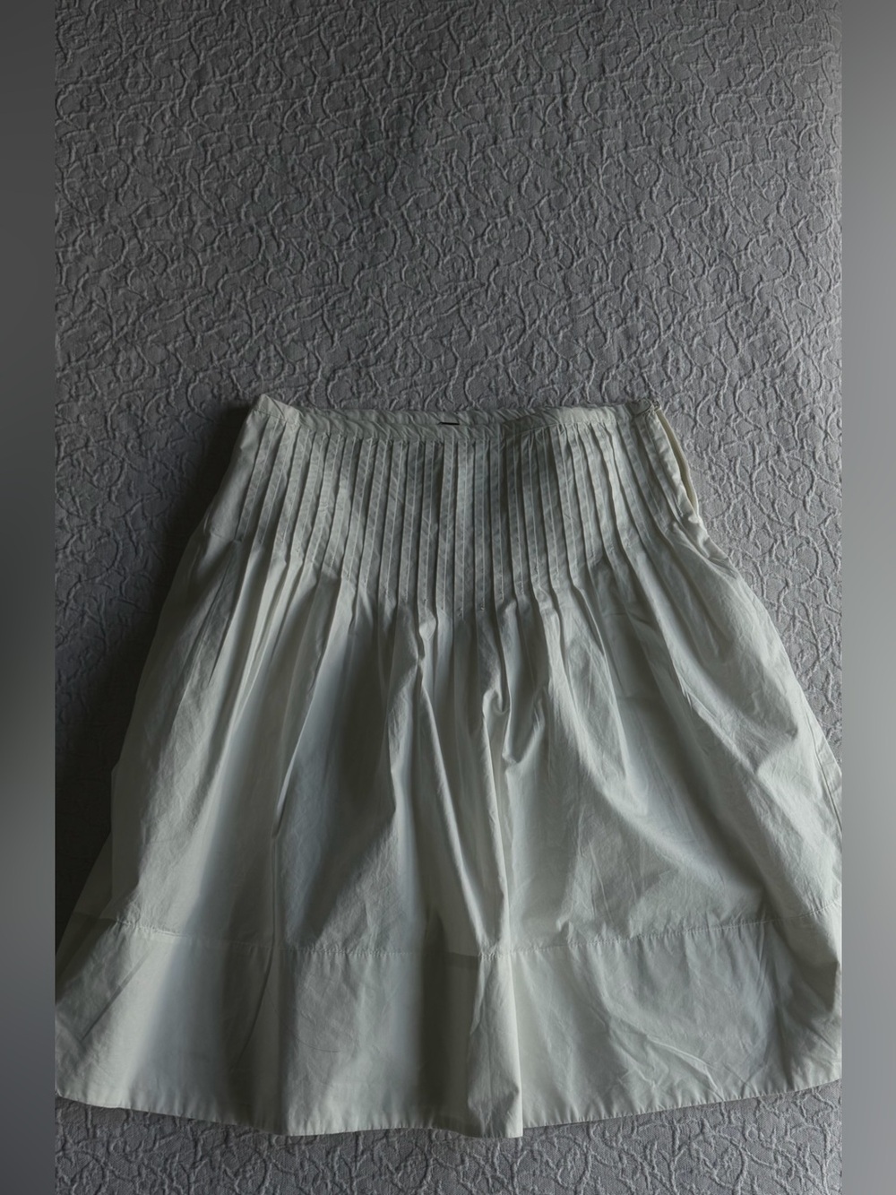 Free People Coptic White Pleated Skirt